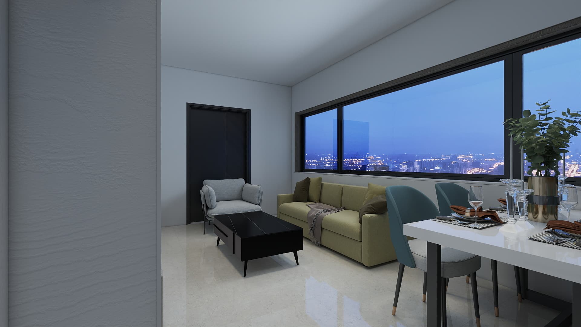 3-комнатная, 72.7 м²
